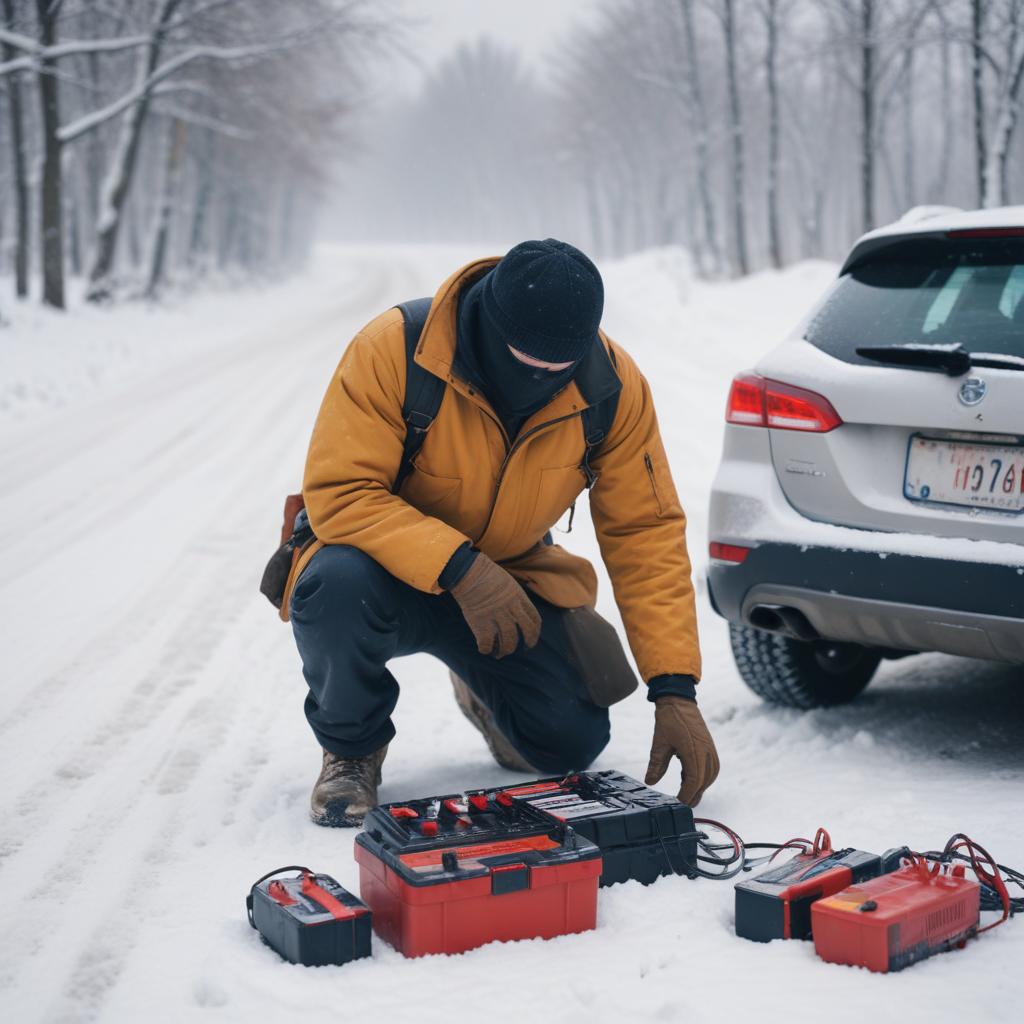 Тест пуско-зарядных устройств зимой на полностью разряженном аккумуляторе
