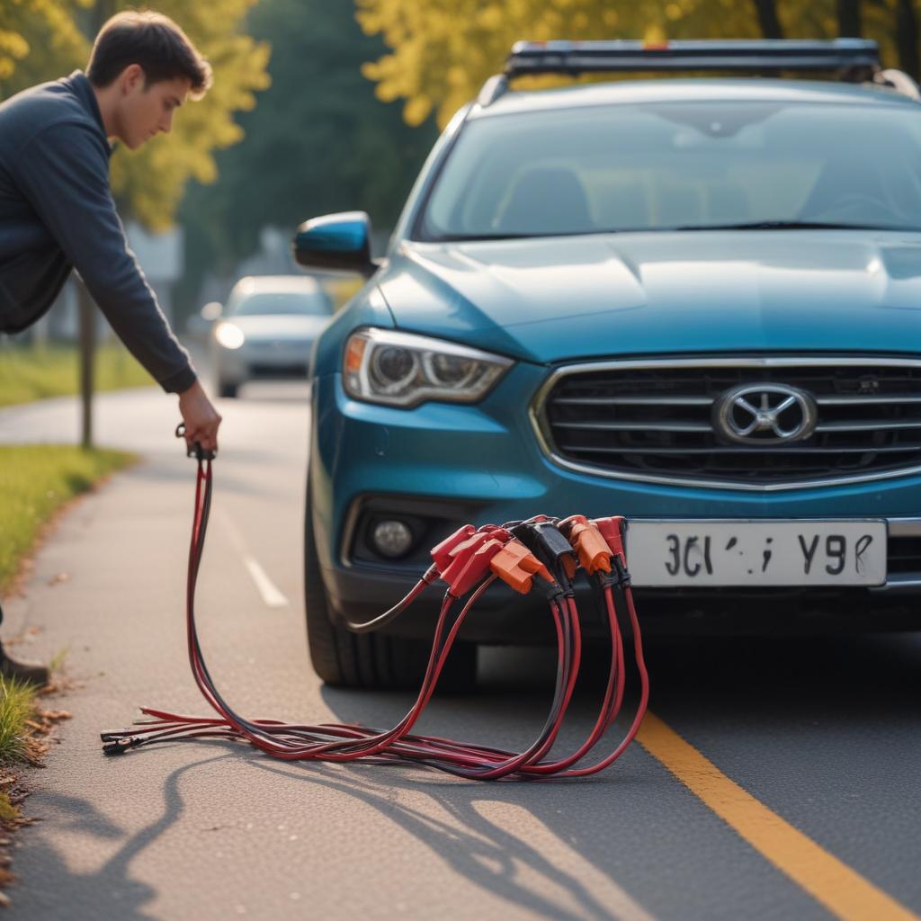 Порядок действий при прикуривании автомобиля и правила безопасного поведения на дороге